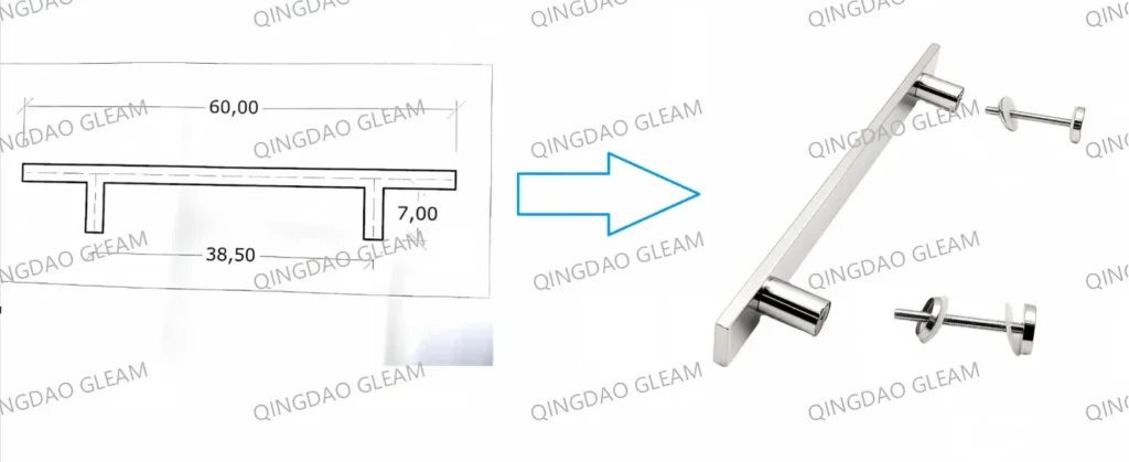 Hardware component manufacturing and quality inspection at Qingdao Gleam Hardwares