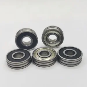 Home multi groove metal pulley bearings for door and window tracks