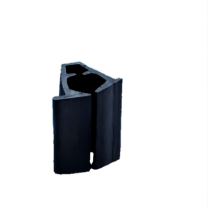 PVC glazing gasket cross-section for aluminum window profiles
